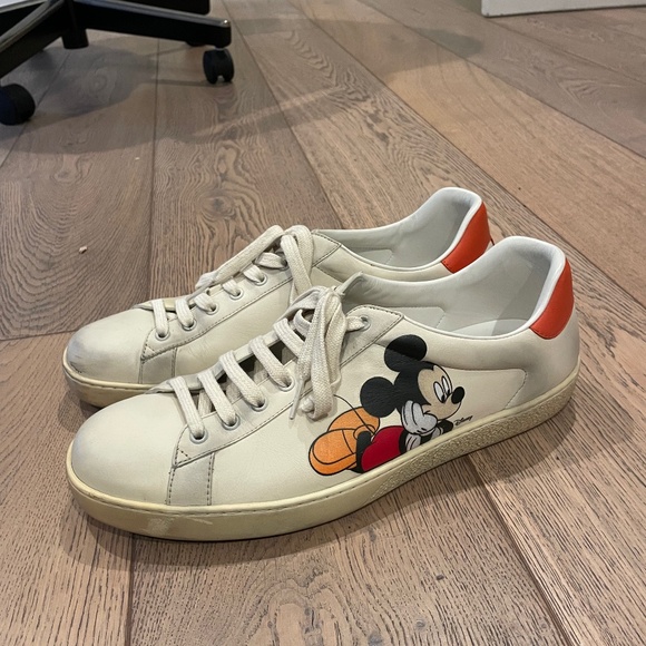 Gucci x Disney Mickey Mouse Ace Sneakers - Picture 1 of 6